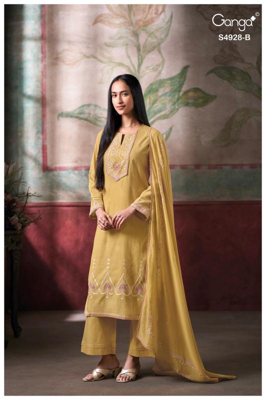 Ganga ciraa 4928 dress material wholesale price